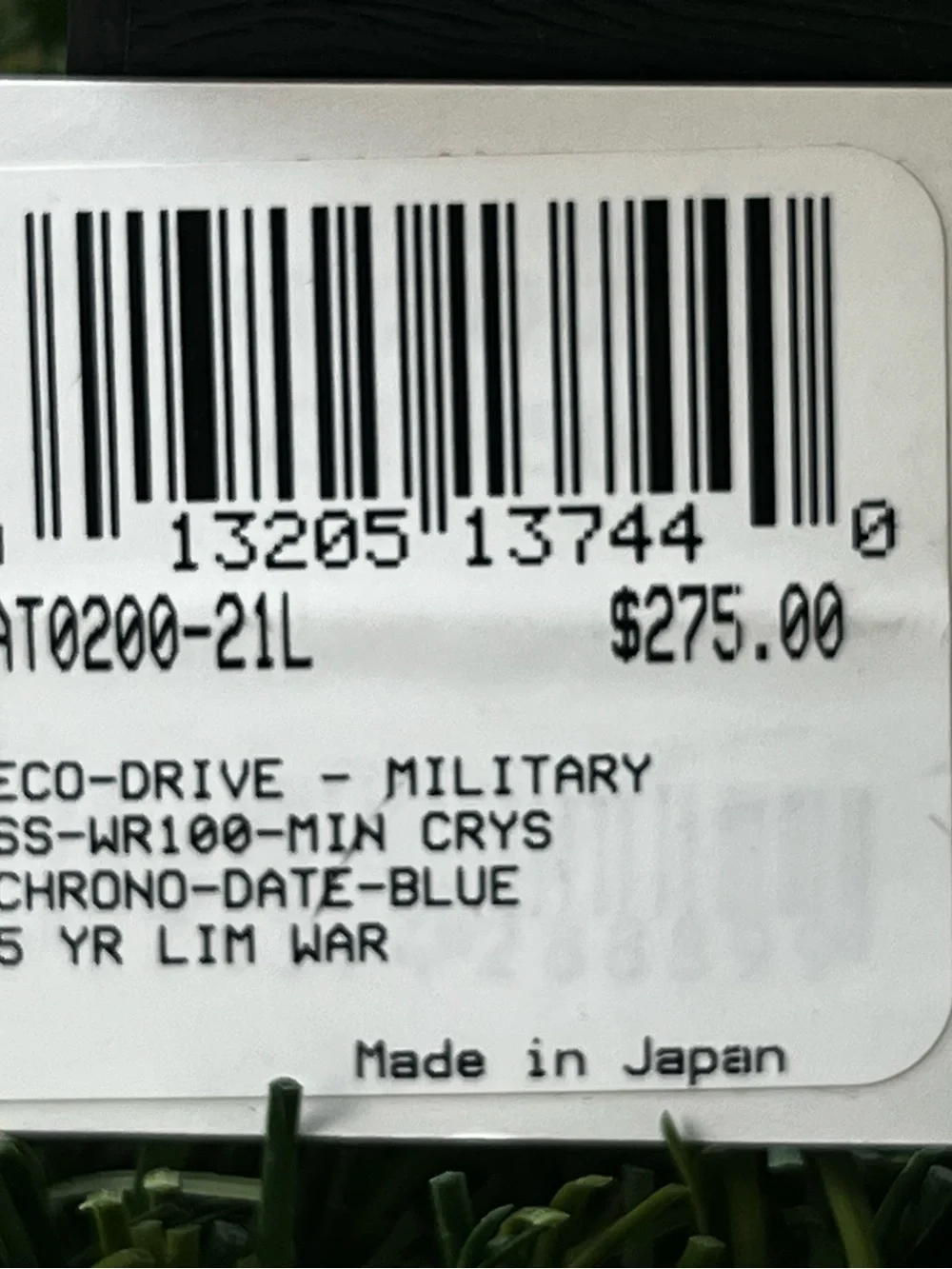 Citizen Chandler Eco-Drive military chronograph watch (discontinued)